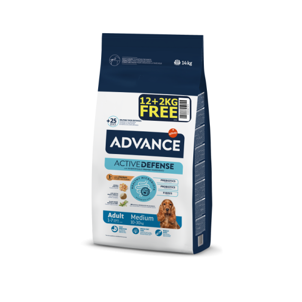 Advance Dog Medıum Adult 12+2 Bonus Paket - Advance