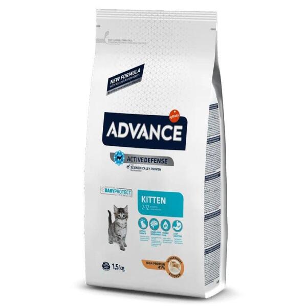 Advance Kitten Tavuklu ve Pirinçli Yavru Kedi Maması 1.5 KG - 1