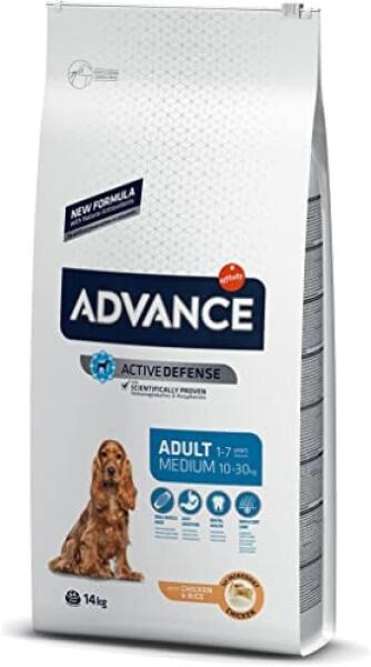 Advance Medium Adult Chicken Tavuklu Orta Irk Yetişkin Köpek Maması 14 KG - Advance