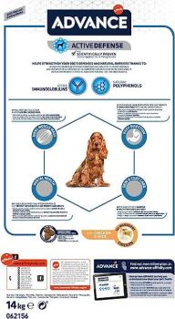 Advance Medium Adult Chicken Tavuklu Orta Irk Yetişkin Köpek Maması 3 KG - 3