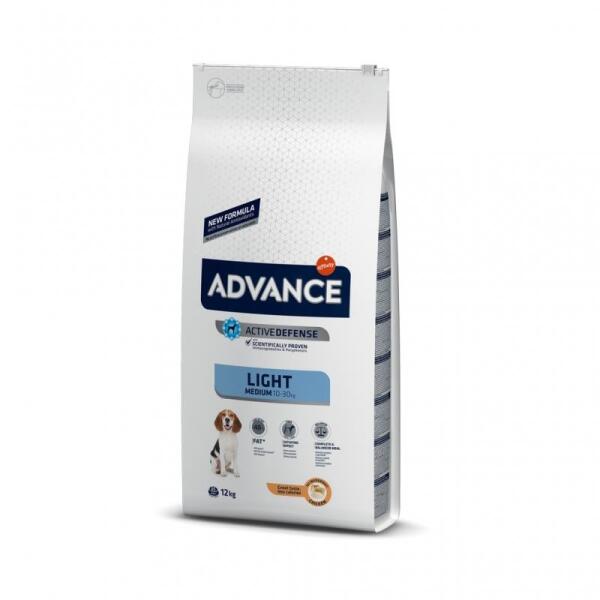 Advance Medium Light Tavuklu Orta Irk Yetişkin Diyet Köpek Maması 12 KG - Advance