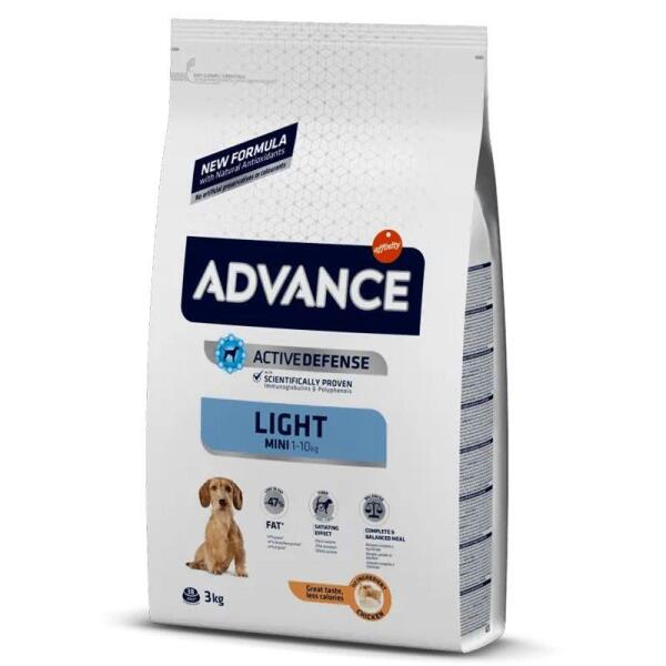 Advance Mini Light Tavuklu Diyet Küçük Irk Yetişkin Köpek Maması 3 KG - Advance