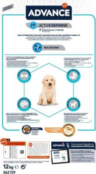 Advance Puppy Protect Maxi Tavuklu Büyük Irk Yavru Köpek Maması 12 KG - 4