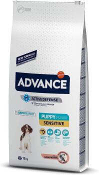 Advance Puppy Sensitive Somonlu Hassas Yavru Köpek Maması 12 KG - 1
