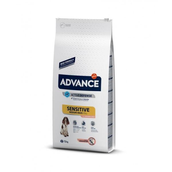 Advance Sensitive Somonlu ve Pirinçli Hassas Yetişkin Köpek Maması 12 KG - Advance