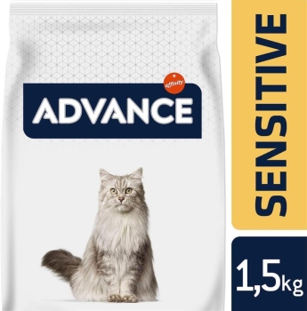 Advance Sensitive Somonlu Yetişkin Kedi Maması 1.5 KG - 3