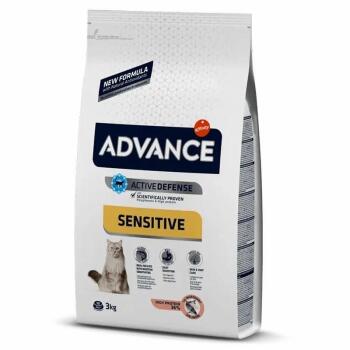 Advance Sensitive Somonlu Yetişkin Kedi Maması 3 KG - 1