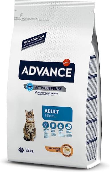 Advance Tavuklu ve Pirinçli Yetişkin Kedi Maması 1.5 KG - Advance