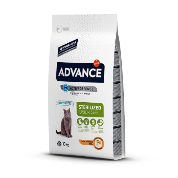 Advance Young Sterilised Tavuklu Kısırlaştırılmış Yavru Kedi Maması 10 KG - Advance