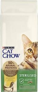 Cat Chow Sterilised Tavuklu Kısırlaştırılmış Kedi Maması 15 Kg - 1