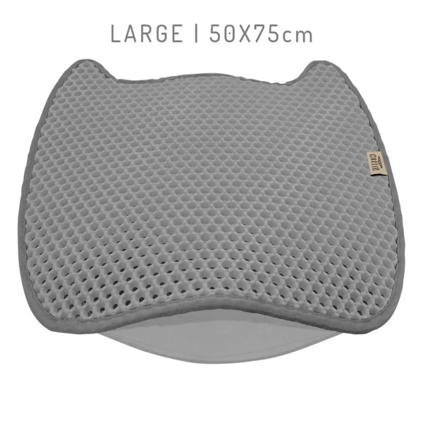 Cattie Kedi Model Kum Toplayıcı Fonksiyonel Kedi Paspası Gri 50X75Cm - Cattie