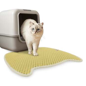 Cattie Taraklı Model Kum Toplayıcı Fonksiyonel Kedi Paspası Beige - Kedi Model L Boy 50X75CM - 3