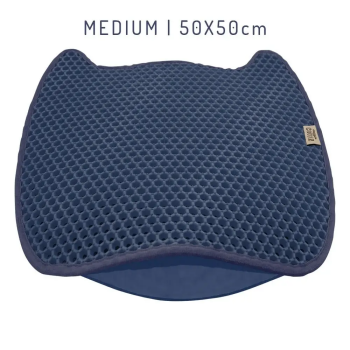 Cattie Taraklı Model Kum Toplayıcı Fonksiyonel Kedi Paspası Navy Blue - Kedi Model M Boy - 2