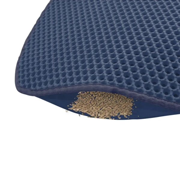 Cattie Taraklı Model Kum Toplayıcı Fonksiyonel Kedi Paspası Navy Blue - Kedi Model M Boy - 3