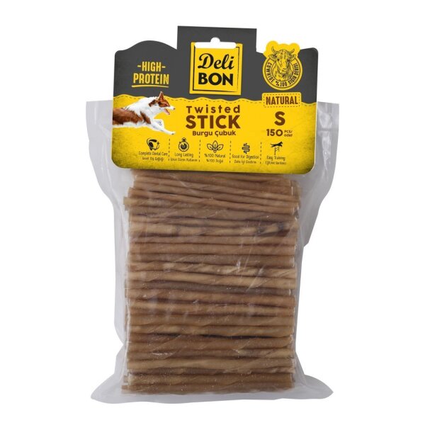 Delibon Deri Burgu Çubuk İnce 150 Li Paket Naturel - Delibon