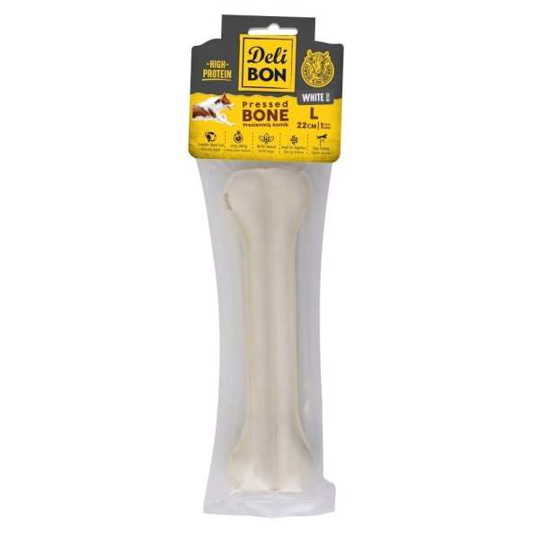 Delibon Deri Kemik 22 Cm M 1 Li Paket Beyaz - Delibon