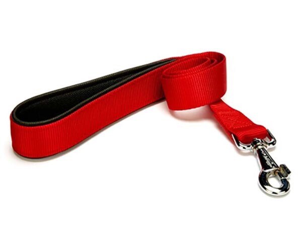Doggie Konfor Dokuma Gezdirme Tasması Kırmızı 1.5x160 cm - Doggie