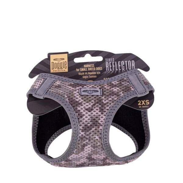 Doggie Reflektör Göğüs Tasması Kamuflaj 2Xs26-30Cm - Doggie