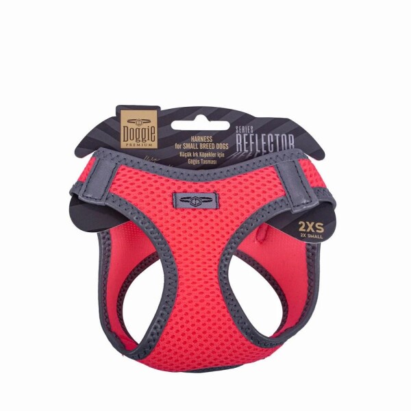 Doggie Reflektör Göğüs Tasması Pembe 2Xs-26-30Cm - Doggie