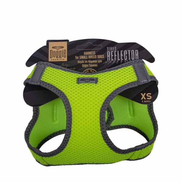 Doggie Reflektör Göğüs Tasması Sarı Xs-30-34Cm - Doggie