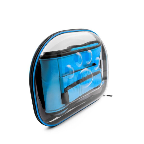 Doggie&Cattie Panaromik Askılı Taşıma Çantası Mavi 30x45x35Cm - 3