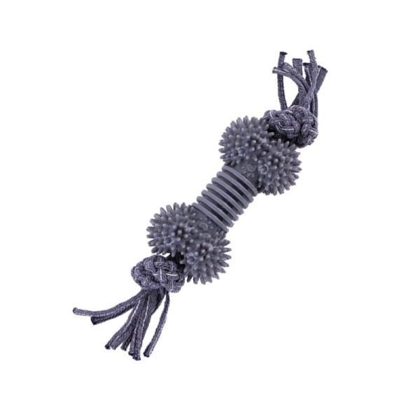 Eastland İpli Tpr Köpek Çiğ. Oyuncağı Dikenli 30cm Dikenli Kemik 30cm - Eastland