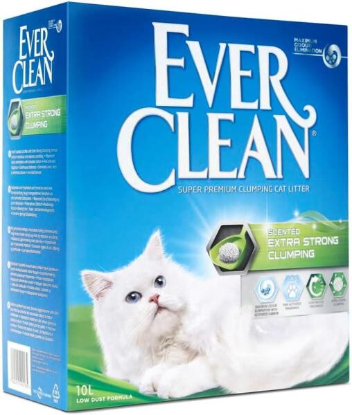 Ever Clean Extra Strength Kokulu Topaklanan Kedi Kumu 10 Lt - Ever Clean