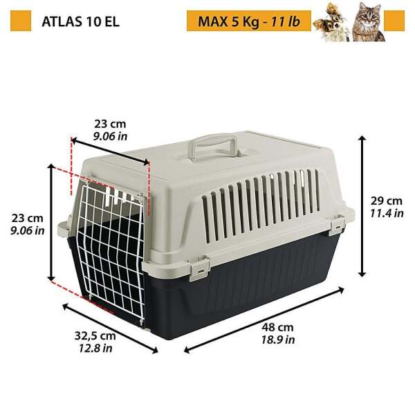 Ferplast Atlas 10 El Trasportino Kedi Köpek Taşıma Çantası - 2