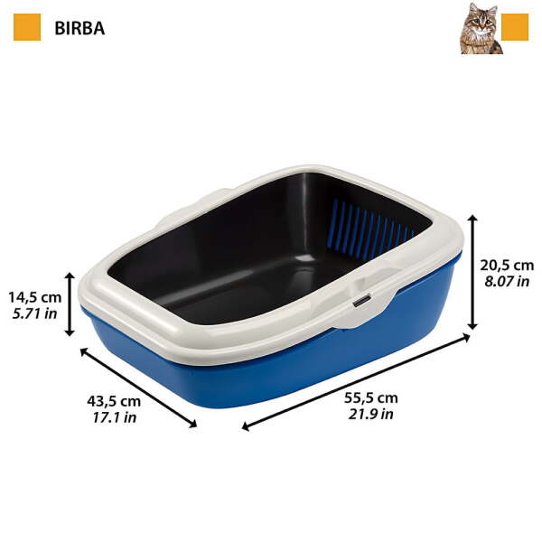 Ferplast Birba Elekli Açık Kedi Tuvaleti - 2