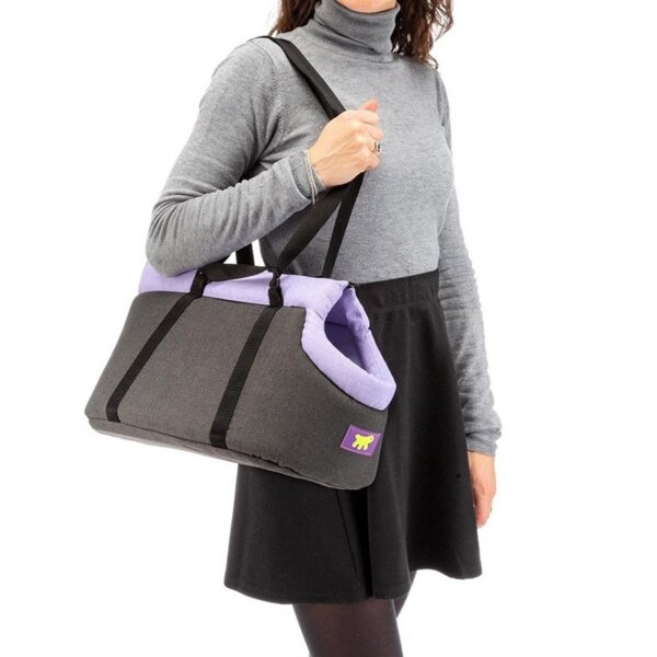 Ferplast Borsello 50 Taşıma Çantası Lila 43x24x24 cm - 2