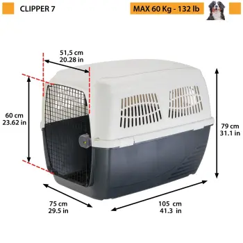 Ferplast Clipper 7 Kedi ve Köpek Taşıma Çantası-SADECE İSTANBUL İÇİ TESLİMATA UYGUNDUR - 2