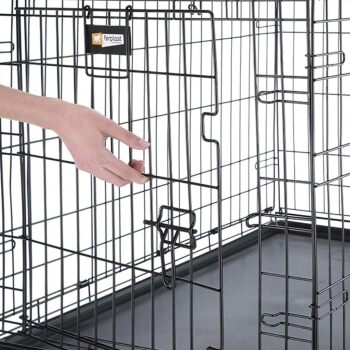 Ferplast Dog Inn 60 Katlanabilir Metal Kedi Köpek Kafesi Siyah 64x44x49 cm - 5