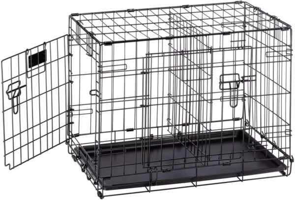 Ferplast Dog Inn 60 Katlanabilir Metal Kedi Köpek Kafesi Siyah 64x44x49 cm - 7