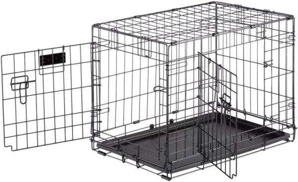 Ferplast Dog Inn 60 Katlanabilir Metal Kedi Köpek Kafesi Siyah 64x44x49 cm - 6