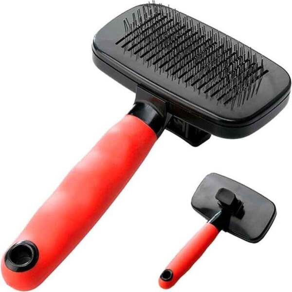 Ferplast Gro 5955 Otomatik Temizlenebilir Kedi Köpek Fırçası - Ferplast