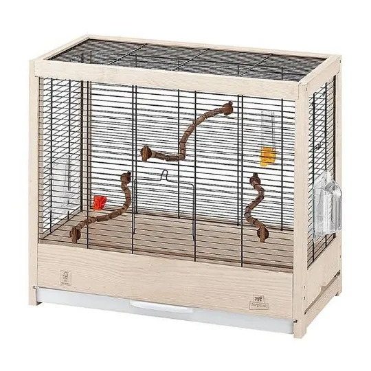 Ferplast Guiletta 4 Kuş Kafesi Siyah 57x30x50cm - Ferplast