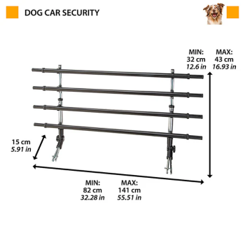 Ferplast Köpek Araç İçi Güvenlik Demiri 141x15x43cm - 2
