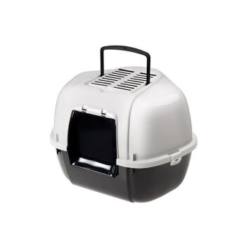 Ferplast Mika Filtreli Kapalı Köşe Kedi Tuvaleti 50x56x40 cm - 1