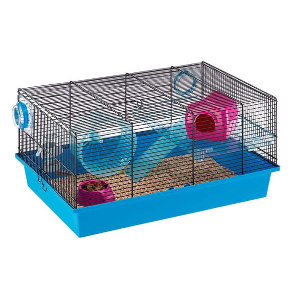 Ferplast Milos Siyah Demirli Hamster Kafesi M - Ferplast