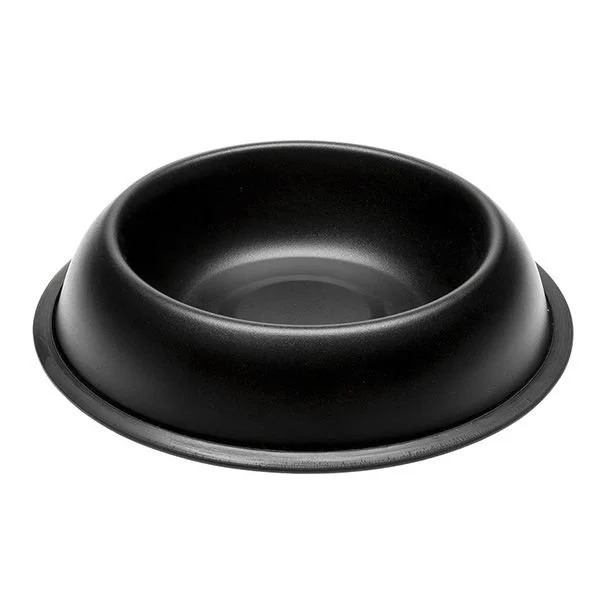 Ferplast Mıra Kc 76 Kaymaz Tabanlı Plastik Köpek Mama ve Su Kabı Siyah 900 Ml - Ferplast