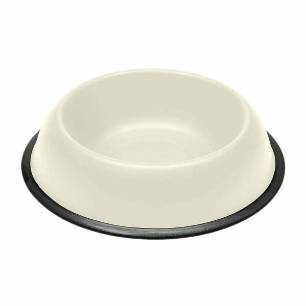 Ferplast Mıra Kc 78 Kaymaz Tabanlı Plastik Köpek Mama ve Su Kabı Beyaz 1500 Ml - 1