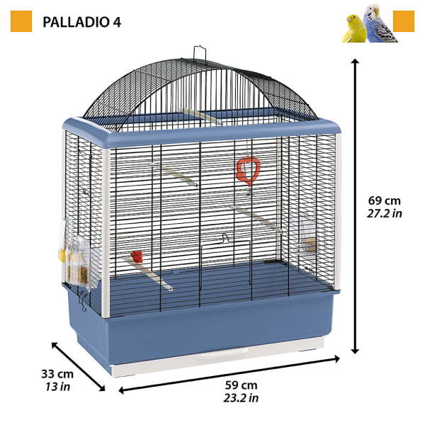 Ferplast Palladio 4 Egzotik Kuş Kafesi - 3