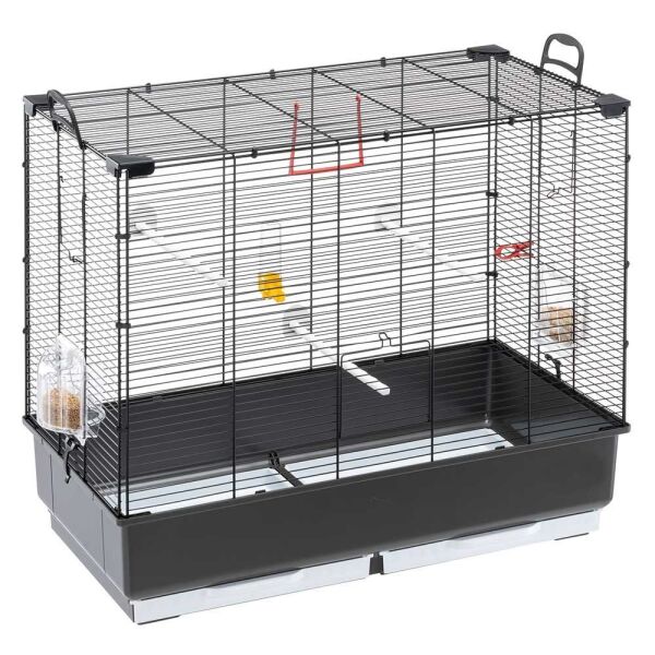 Ferplast Piano 5 Kuş Kafesi Siyah - Ferplast