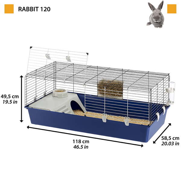 Ferplast Rabbit 120 Tavşan Kafesi - 2
