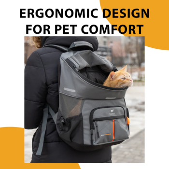 Ferplast Voyager 350 Sırt Taşıma Çantası-Siyah - 2