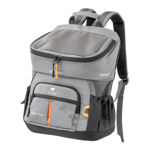 Ferplast Voyager 400 Evcil Hayvan Taşıma Çantası Gri 33x23x41cm - 1