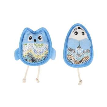 Flamingo Kagra Canipli Mini Peluş Fare-Baykuş Oyuncak - 1