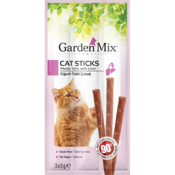 Garden Mix Ciğerli Kedi Stick Ödül 3*5g 10 Adet - 2