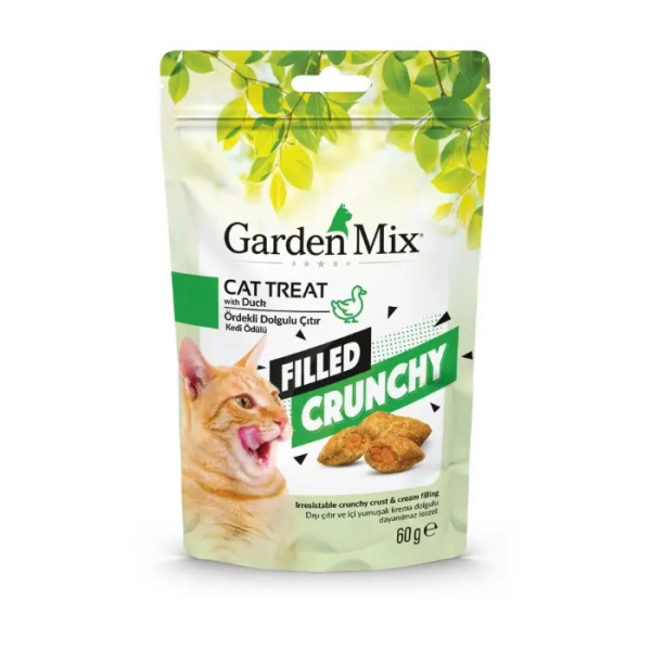 Garden Mix Ördekli İçi Dolgulu Kedi Ödülü 60gr - Gardenmix