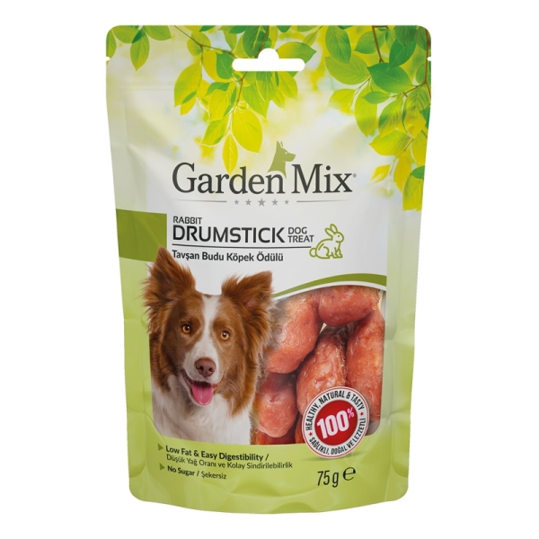 Garden Mıx Tavşan Budu Köpek Ödülü 75 Gr - Gardenmix